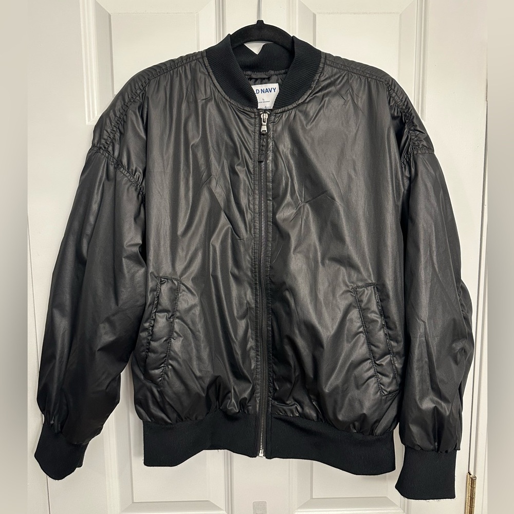 Old Navy Black Bomber Jacket for Women